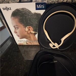 Shokz OpenRun Pro Mini Over-Ear Headphones - Cream